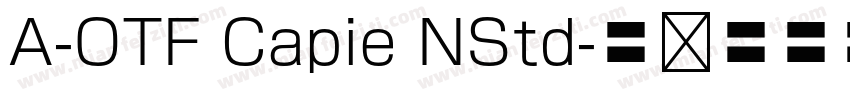 A-OTF Capie NStd字体转换